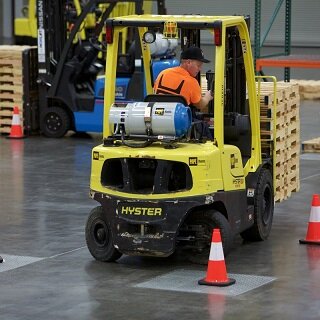 Esercitazione al Corso Patentino per Muletto (mulettista) a Palermo